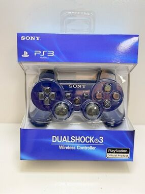 Sony DualShock 3 Wireless Controller - Deep Blue Transparent